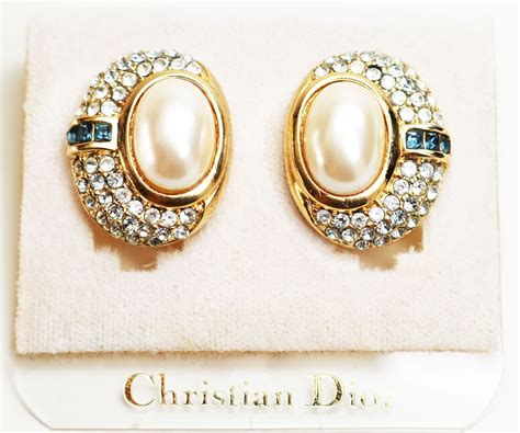 christian dior.earrings|genuine christian dior earrings.